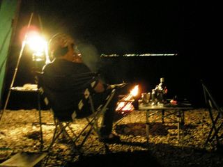 029夜彼岸とたき火