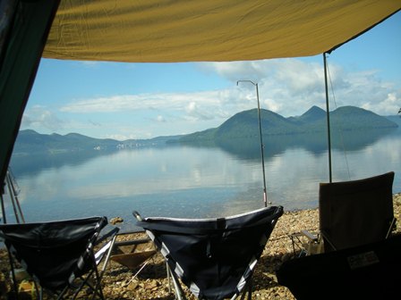 016目の前の洞爺湖